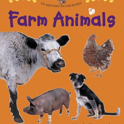 Say and Point Picture Boards: Farm Animals