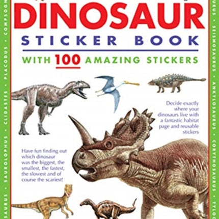 Ultimate Dinosaur Sticker Book: with 100 amazing stickers