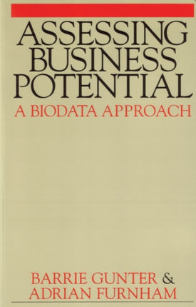 Assessing Business Potential: A Biodata Approach