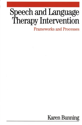 Speech and Language Therapy Intervention: