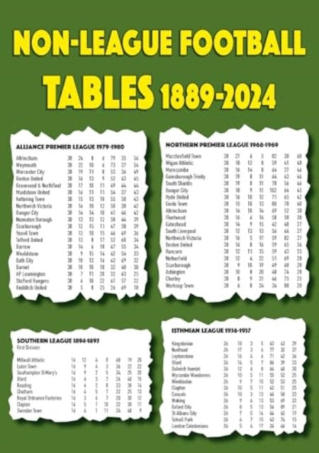 Nonleague Football Tables 18892024