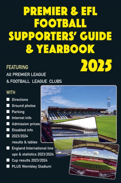 Premier  EFL Football Supporters Guide  Yearbook 2025