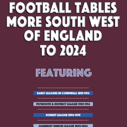 NonLeague Football Tables  More South West of