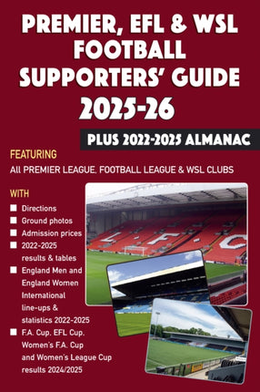Premier  EFL Football Supporters Guide  Yearbook 2026
