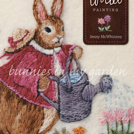 Thread Painting Bunnies in My Garden