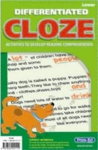 Differentiated Cloze: Activities to Develop Reading Comprehension: Middle