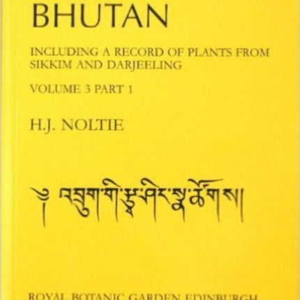 Flora of Bhutan: Volume 3, Part 1