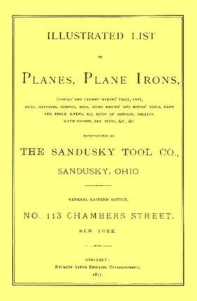 Sandusky Tool Co. 1877 Catalog