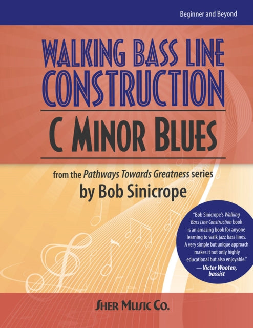 Walking Bass Line Construction C Minor Blues