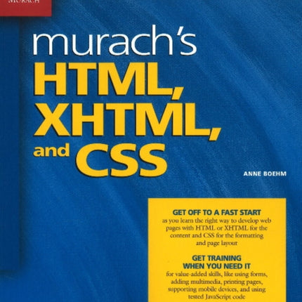 Murach's HTML, XHTML & CSS