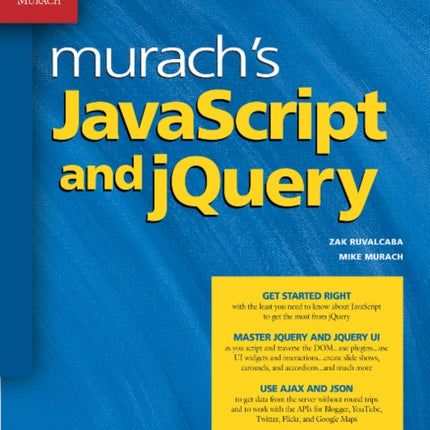 Murach's JavaScript & JQuery