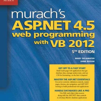 Murach's ASP.NET 4.5 Web Programming with VB 2012