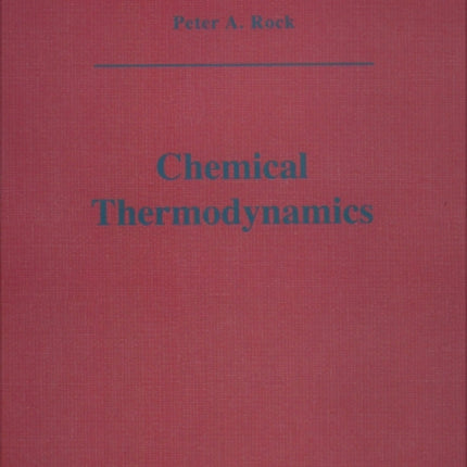 Chemical Thermodynamics