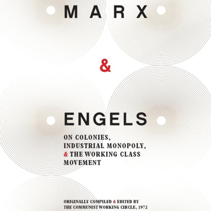 Karl Marx and Friedrich Engels: On Colonies, Industrial Monopoly and the Working Class Movement