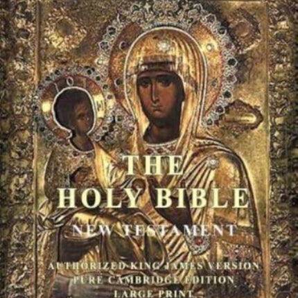 The Holy Bible: New Testament: Large Print