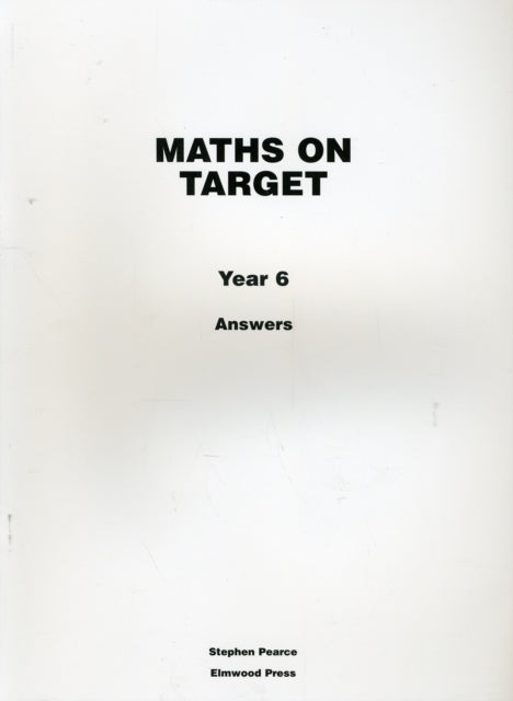 Maths on Target Year 6 Answers