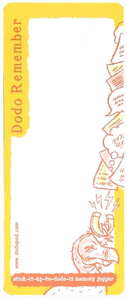 Dodo Remember Magnetic Notes and Lists Pad: Stick-it-Up-to-Dodo-it Memory Jogger