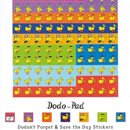 Dodon't Forget and Save the Day Stickers from Dodo Pad: 320 Self-Adhesive Reminder Stickers in 14 Different Designs