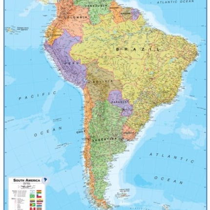 America south laminated: 2019