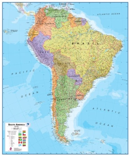 America south laminated: 2019