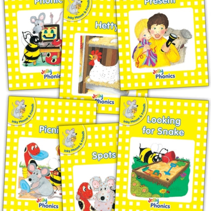 Jolly Phonics Readers, Inky & Friends, Level 2: in Precursive Letters (British English edition)