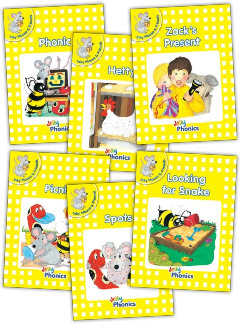 Jolly Phonics Readers, Inky & Friends, Level 2: in Precursive Letters (British English edition)