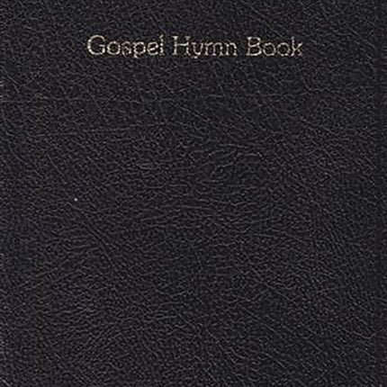 Gospel Hymn Book Blk Lth
