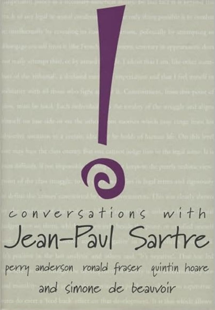 Conversations with JeanPaul Sartre
