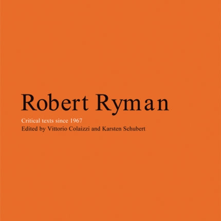 About Robert Ryman