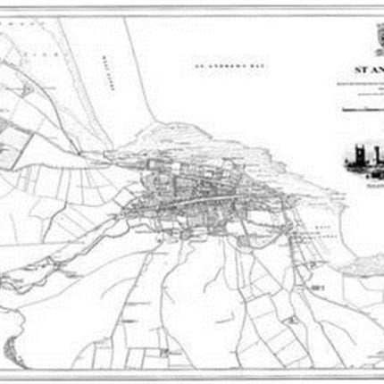 St Andrews 1854 Map