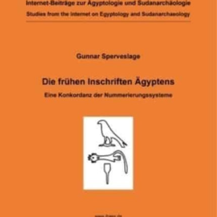 Die frühen Inschriften Ägyptens: Eine Konkordanz der Nummerierungssysteme