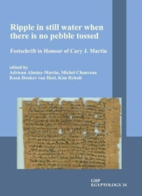 Ripple in still water when there is no pebble tossed: Festschrift in Honour of Cary J. Martin