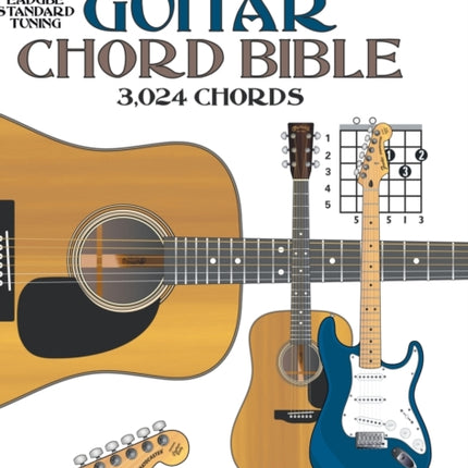 The Guitar Chord Bible Standard Tuning 3024 Chords FFHB35 Fretted Friends