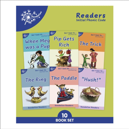 Phonic Books Dandelion Readers Set 1 Units 1120