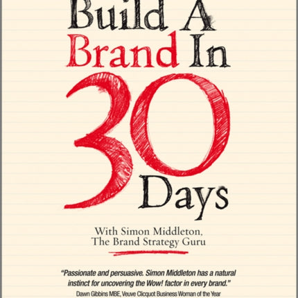 Build a Brand in 30 Days: With Simon Middleton, The Brand Strategy Guru