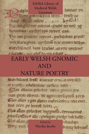 Early Welsh Gnomic and Nature Poetry