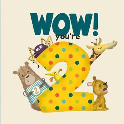 WOW! You're Two birthday book