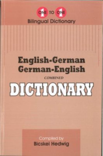 English-German & German-English One-to-One Dictionary