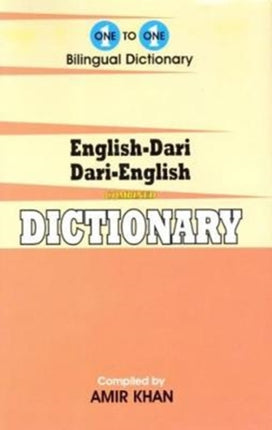 English-Dari & Dari-English One-to-One Dictionary. Script & Roman (exam-suitable): 2017