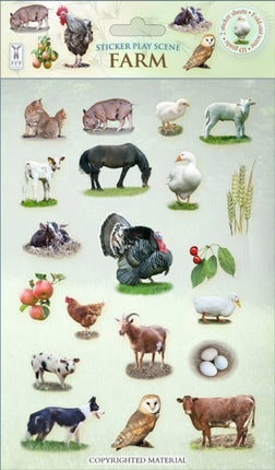 Sticker Play Scene Farm 6 Sticker Play Scenes
