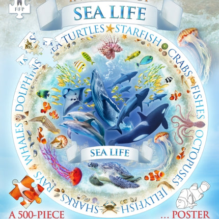 In Search of Sea Life Jigsaw and Poster