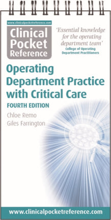 Clinical Pocket Reference Operating Department