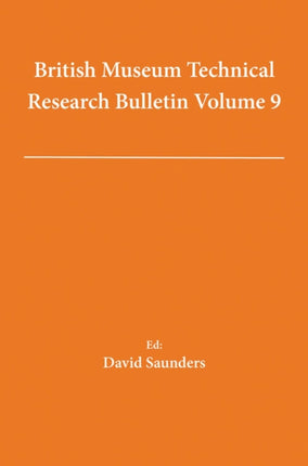 British Museum Technical Research Bulletin: Book