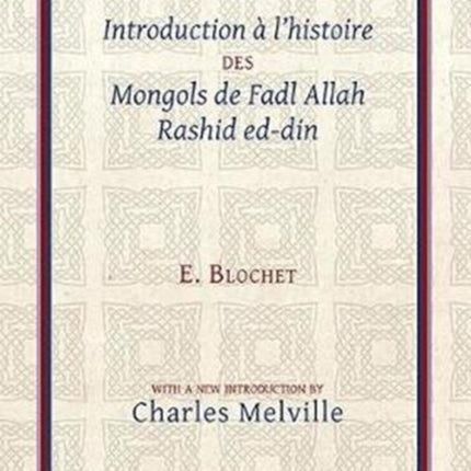 Introduction a lHistoire des Mongols de Fadl