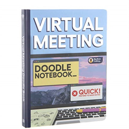 Virtual Meeting Doodle Notebook