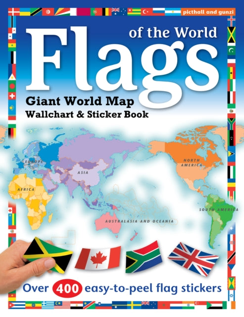 Flags of the World: World Map Wallchart Poster and Sticker Book