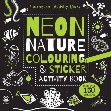 Neon Nature Fluorescent Colouring and Sticker