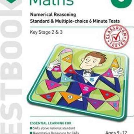 11+ Maths Year 5-7 Testbook 3: Numerical Reasoning Standard & Multiple-Choice 6 Minute Tests