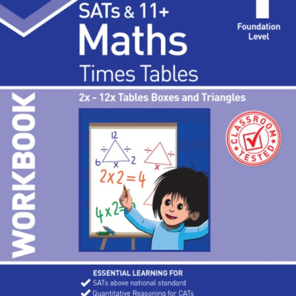 KS2 Times Tables Workbook 1: 2x - 12x Tables Boxes & Triangles