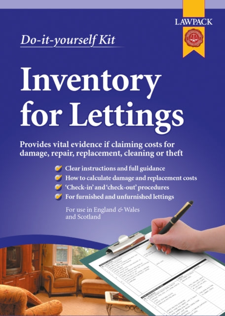 Lawpack Inventory for Lettings DIY Kit